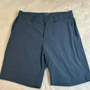 Old Navy Active Stretch Tech Slate Blue Flat-Front Shorts Men’s 34